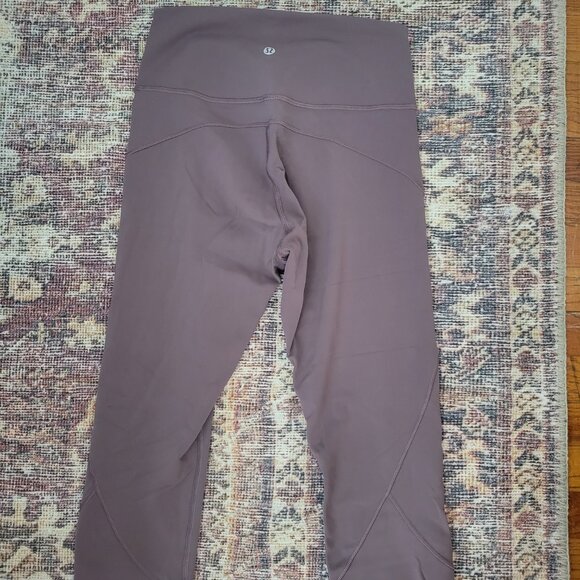 Lululemon In Movement Crop *Everlux in Antique Bark sz 6 - Picture 3 of 7